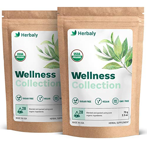 Té Herbal - Herbaly Wellness Collection, Organic Herbal Ging