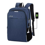 Mochila Anti Furto Cadeado Notebook Saida Cabo Usb Fone