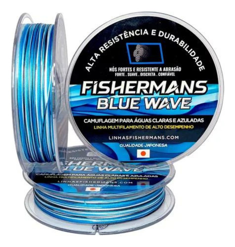 500m 8x - Linha De Pesca Fishermans Camuflada Multifilamento