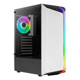 Gabinete Chasis Gamer Aerocool Bionic Fan Y Tira Rgb Vidrio 