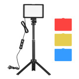 Kit De Iluminación Andoer Usb Para Videoconferencias Con Fil