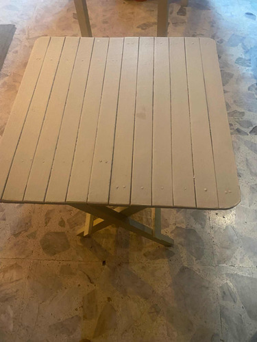 Mesa Plegable De Madera