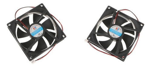 2 Pcs Ventiladores De Ordenador Alto Flujo 92mm 12v