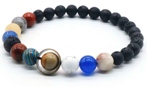 Pulsera Para Hombre Sistema Solar Universo Galaxia Planetas