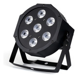 Escenarios 7x12w Led Plana Quad Luz 4en1 Dj Wash Iluminación