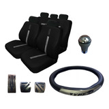 Kit Funda Cubre Asiento Volante Pedalera Gol Senda Polo