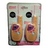 4 Pares Walkie Talkie Hello Kitty Kt2022 Dos Vias 22 Canales