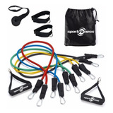 Bandas Elasticas Kit Teratubos Sportfitness Set X5 Ejercicio