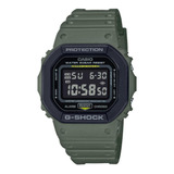 Reloj Casio Dw-5610su-3cr G-shock Protection-verde