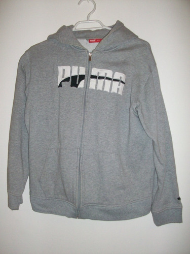 Puma Chaqueta Gris Con Capucha Talla L