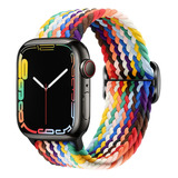 Correa De Nailon Trenzado Para Apple Watch Banda Elástica