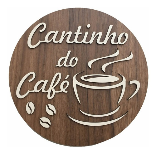 Placa Cantinho Do Café Área Gourmet Varanda  Cozinha