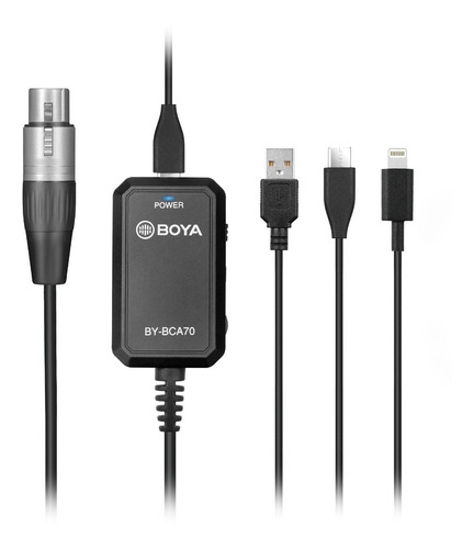 Interface Adaptador Boya By-bca70 Audio Grabación 