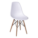 Cadeira De Jantar Boxbit Eames, Estrutura De Cor  Branco, 2 Unidades