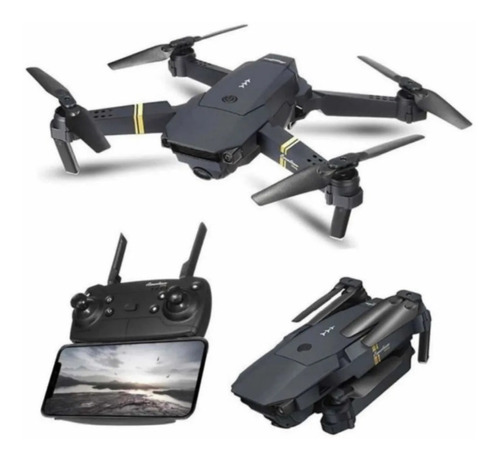 Drone 4k Profesional Dual Cámara Wifi Fpv 998 Pro. Color Negro