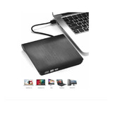 Lector De Cd Externo Laptop Grabador Dvd Usb3.0 Reproductor