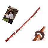 Bokken De Práctica Katana Espada Samurai Madera 100 Cm Café