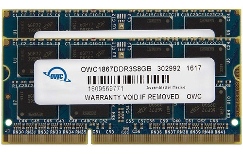 Memoria Owc 16gb (2x8gb) 1867mhz Ddr3l iMac 5k Late 2015