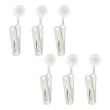 Hscgin 6 Uds Clips De Ventosa 85x30mm Soporte De Abrazadera 