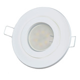 Pack X10! Spot Led Embutir Circular Plastico + Dicro Led 7w