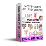 Maço De Arquivos Laser Router Dia Dos Namorados Cnc  Dxf Cdr