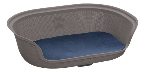 Cama Para Mascotas Gato Perro Con Colchón Rimax Color Mocca