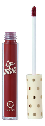 Latika Lip Matte Vermelho Nº 22 - Batom Líquido 4ml Blz