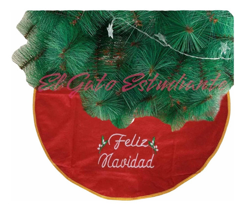 Faldón Pie Árbol De Navidad Liso