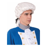 Peluca Blanca Para Adulto Hombre Colonial  Halloween 