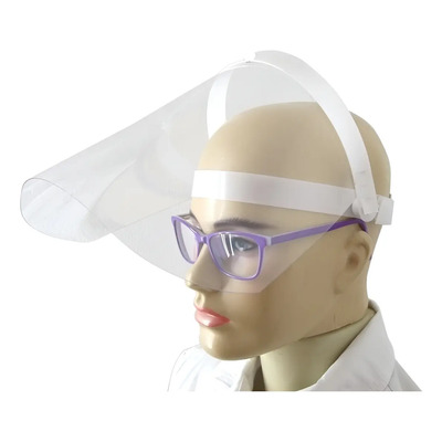 Protetor Facial Mascara Odontológico Articulado Branco
