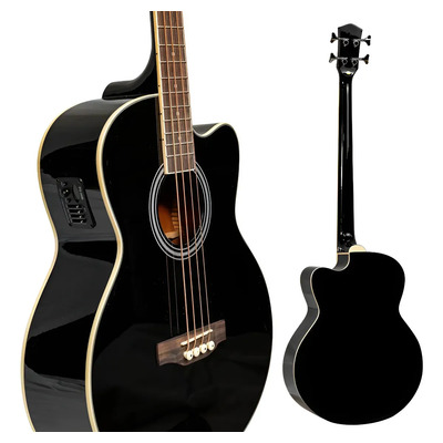 Bajo Electroacústico Segovia Modelo Sgb12cegbk Negro Diestro Gris Oscuro 4 | Meses sin interés