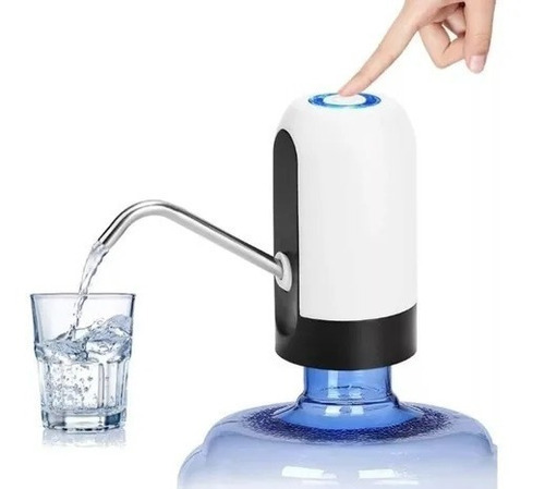 Bomba Dispensador Agua Eléctrico Recargable Botellón Usb 