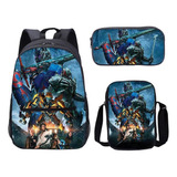 Mochilas Transformers Bandoleras Set 3 Piezas