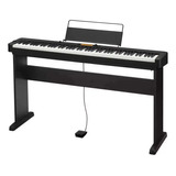 Piano Digital Casio Cdp-s360 Preto 88 Teclas + Estante Cs-46