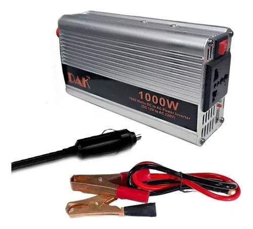 Conversor Inversor Voltaje Corriente 12v 220v 1000w Auto