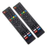 Kit 2 Controle Universal Para Smart Tv Philco Ph55 Ptv32g Nf