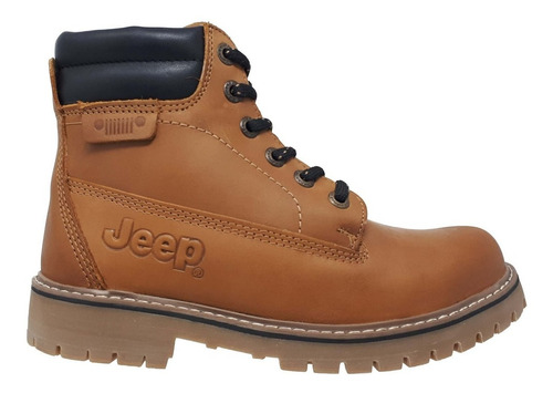 Botas Jeep Mujer Dama Trabajo Casquillo Miel Amarilla 10750 