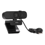 Micrófono Usb Webcam Pc, 2k Uhd, Gran Angular, Plug And Play