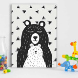Placa Decorativa Quadro Polar Bear Urso Infantil Tamanh M|