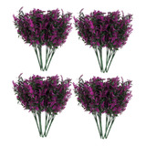 Flores Artificiales De Lavanda, 24 Piezas, Realistas, Con Re