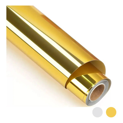 Vinilo Adhesivo Espejo Dorado para Cricut y Silhouette, 30cm x 1.5m | MercadoLibre