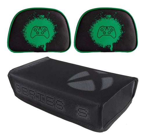 Kit Capa Protetora Xbox Series S + 2 Estojos Cases Controle