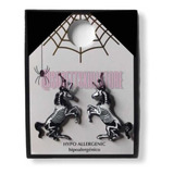 Aretes Unicornio Esqueleto