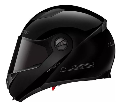 Casco Rebatible Ls2 370 Easy Negro Brillo D/visor T.l Antrax