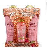 Jabón De Cuerpo Exfoliante Ogx Sal Rosa Y Agua De Rosa 2pack