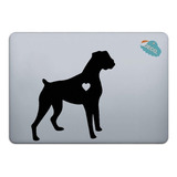Calcomanía Sticker Para Laptop Perro Boxer Mod2