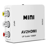 Mini Adaptador Rca Av Conversor Para Hdmi Av2hdmi 1080p 3d