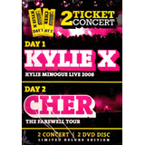 2 Ticket Concert Kylie X Cher - 2010 - Orig. Cerrado - Mcbmi