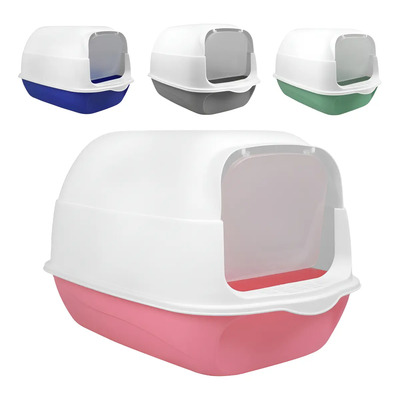 Arenero Cerrado Para Gatos Arenero Chico Con Pala Color Rosa | MercadoLibre