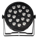 Foco Proyector 18 Led Dmx Rgbw, Audio Rítmico, Ideal Para F